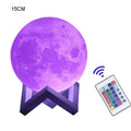 16-Color Lamp With Stand And Remote, Moon Lamp, LED Night Light With Dock, Creative Moon Light Uniq - Daily Wonder Store