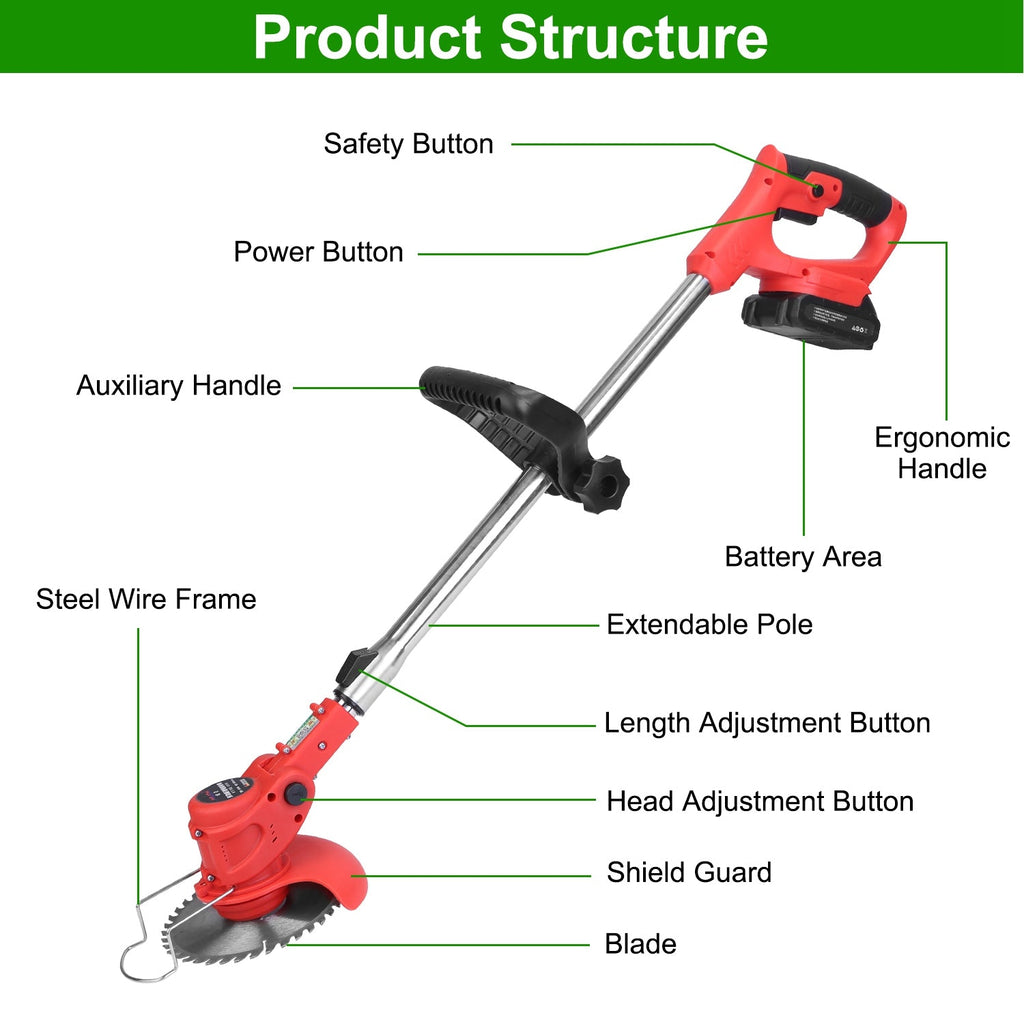 Adjustable Telescopic Weed Trimmer - Daily Wonder Store