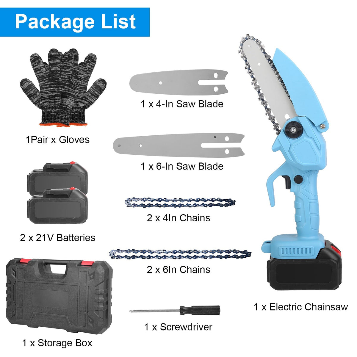 Mini 4-inch And 6-inch Chain Saws Will Not Be Shipped On Weekends - Daily Wonder Store