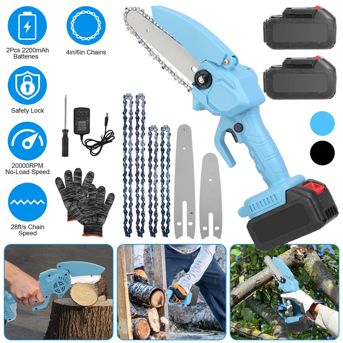 Mini 4-inch And 6-inch Chain Saws Will Not Be Shipped On Weekends - Daily Wonder Store