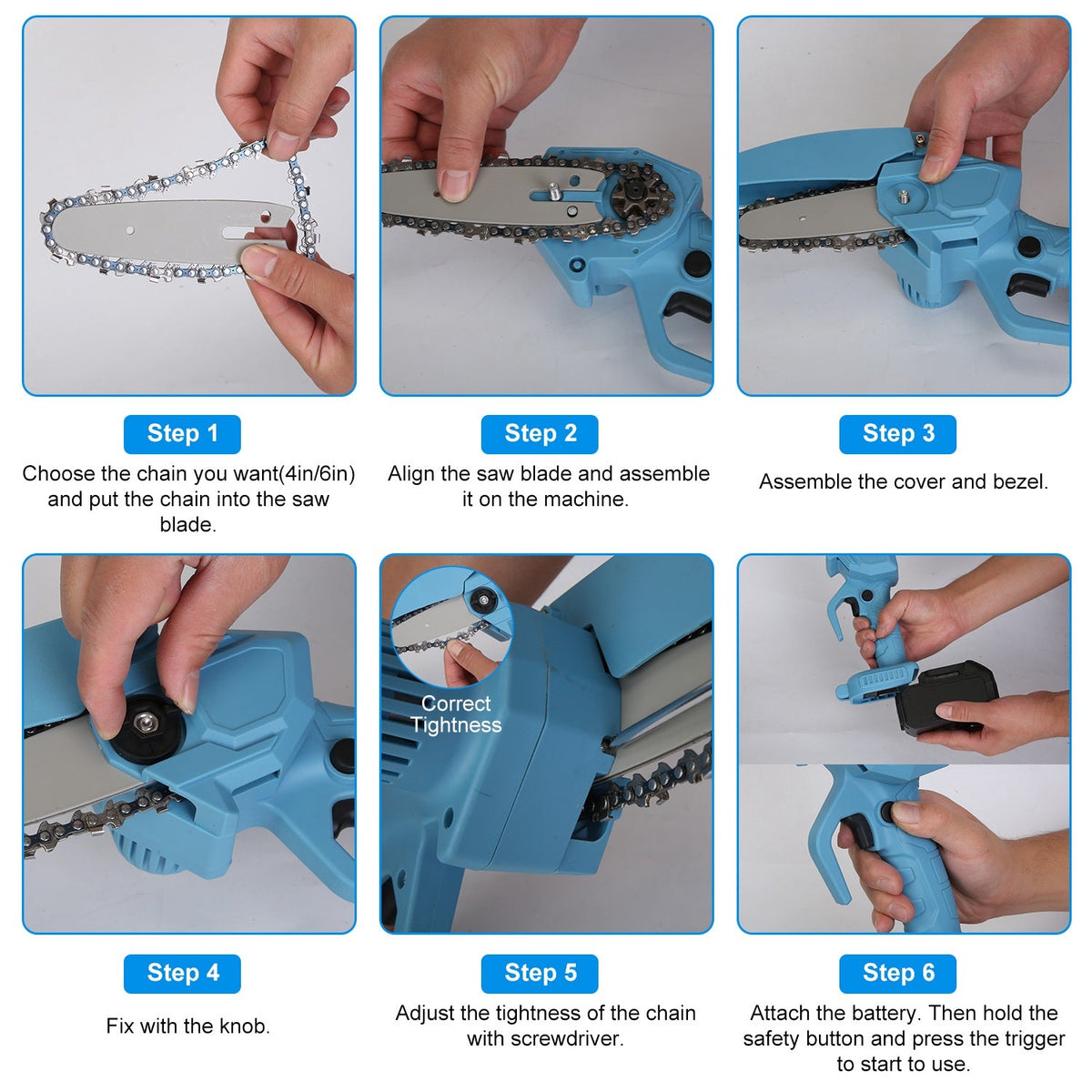 Mini 4-inch And 6-inch Chain Saws Will Not Be Shipped On Weekends - Daily Wonder Store